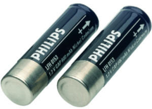 Philips LFH 153 Wiederaufladbare Batterien