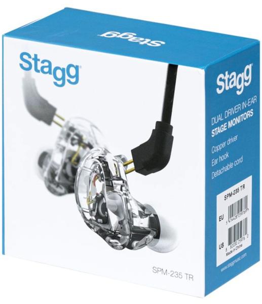 In-Ear-Kopfhörer Konnektivität & Allgemeine Daten Stagg SPM-235 Transparent