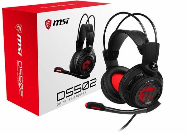 MSI DS502 Kopfhörer Kopfband Schwarz, Rot