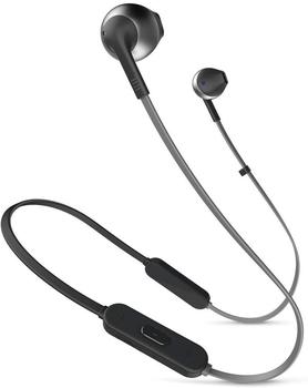 JBL Tune 205BT Mobiles Headset Binaural im Ohr Schwarz Kabellos - Mobile Headsets (Kabellos, im Ohr, Binaural, Im Ohr, 20-20000 Hz, Schwarz)
