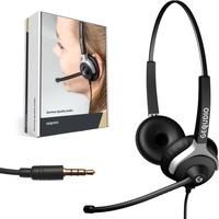 Gequdio WA9026 - Kabelgebunden - B&uuml;ro/Callcenter - 80 g - Kopfh&ouml;rer - Schwarz