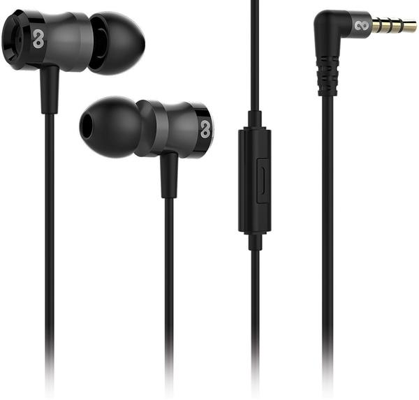 conecto In-Ear KopfhörerEarphones mit 3 Ohrpass In-Ear-Kopfhörer (In-Ear Ohrhörer, Headset)
