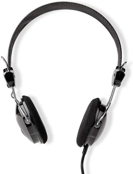 Nedis On-Ear-Kopfhörer mit Kabel HiFi-Kopfhörer Schwarz