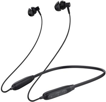SoundMAGIC S20BT Kabellose Sport-Kopfhörer mit Mikrofon, leichte Bluetooth-Nackenbügel-Kopfhörer, IPX6 wasserdicht, Hi-Fi, 20 Stunden Wiedergabe, Sport im Freien, und Fitnessstudio, Schwarz