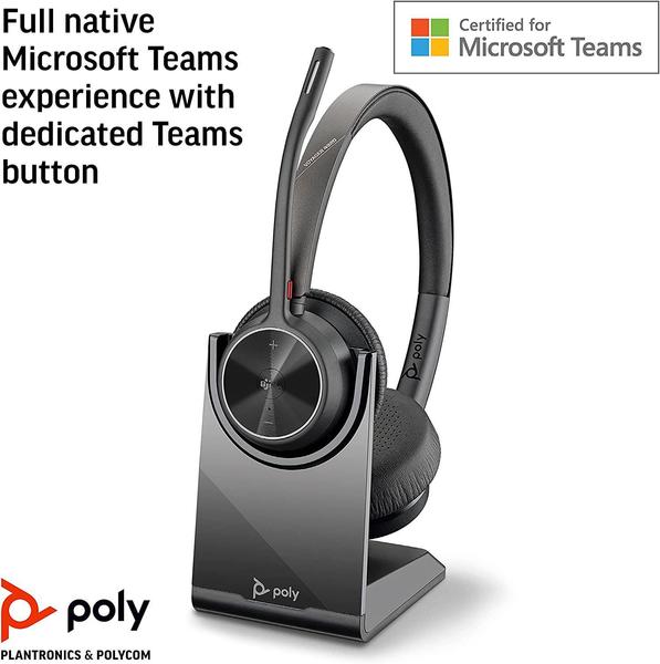 Poly Voyager 4320 UC MS Teams USB-A mit Ladestation