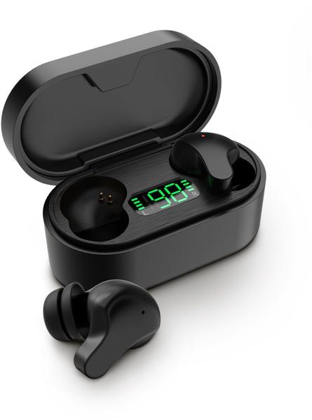 True-Wireless-Kopfhörer Energiemerkmale & Konnektivität Lamax Taps1 schwarz