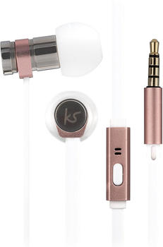 Kitsound Nova Earphones Rose Gold