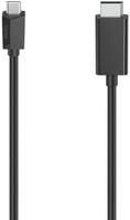 Hama 00200717 Videokabel-adapter 1,5 M Usb Typ-c Displayport Schwarz