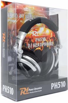 Power Dynamics PH510 Verkabelt Kopfhörer Kopfband Musik Schwarz,