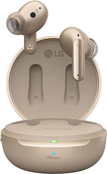 Konnektivität & Energiemerkmale LG TONE Free DFP9E, In-ear Kopfhörer Bluetooth Hazel Gold