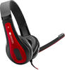 Canyon CNS-CHSC1BR, Canyon Stereo Headset (Kabelgebunden) Rot/Schwarz