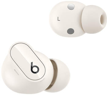 Beats By Dre Studio Buds + Ivory – Aktive Geräuschunterdrückung mit acht Stunden Ausdauer