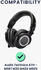 kwmobile Ohr Polster kompatibel mit Audio Technica ATH - MSR7 M30 M40X M50X