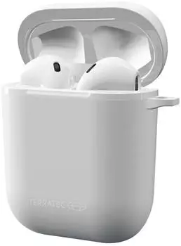 Terratec Terratec ADD Case weiß – Terratec Terratec ADD Case weiß: Kabelloses Laden für Ihre AirPods