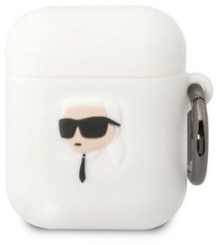 Karl Lagerfeld Airpods 1/2 3D Logo NFT Karl Head Silicone Case