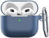 KeyBudz Elevate Carabiner Case Blue AirPods 3