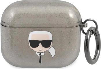 Karl Lagerfeld Cover AirPods 3 glitter black