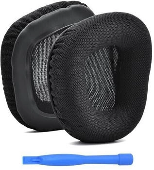 MMOBIEL Ersatz Ohrpolster für Corsair Void Elite Wireless/Pro/SE/Surround/Elite/Void, Wired & Wireless RGB Gaming Kopfhörer Kopfhörer Ohrpolster - Kopfhörer Ersatzpolster - Schwarz