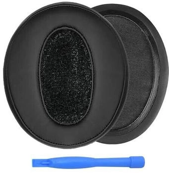 MMOBIEL Ohrpolster Ersatz für Sennheiser HD4.50BT, HD4.50, HD4.50BTNC, HD4.50SE, HD4.40BT, HD4.30G, HD4.20S, HD458BT, HD450, HD450BT, HD400S, HD350BT - Protein PU Ohrpolster Kissen - Schwarz