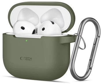 Tech-Protect Silicone Hook für Apple AirPods 4 Grün