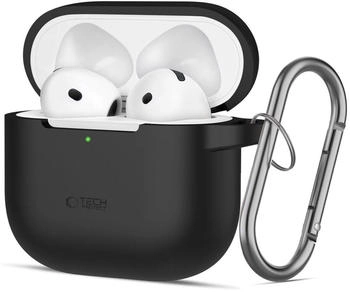 Tech-Protect Silicone Hook für Apple AirPods 4 Schwarz