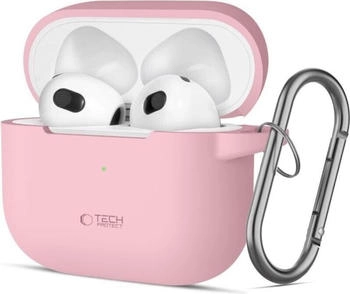 Tech-Protect Silicone Hook Case for Apple AirPods 3 – Pink