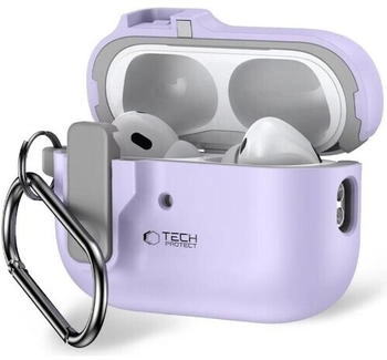 Tech-Protect Slim Hook für Apple Airpods Pro 1 / 2 Violett