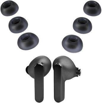 kwmobile 6x Ersatzpolster kompatibel mit JBL Live Pro 2 TWS - Silikon Ersatz Ohrpolster In-Ear Kopfhörer - Headphones Polster