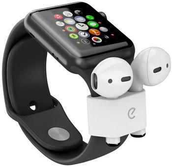KeyBudz Keybudz AirLockz Smartwatch Halterung für Air Pods Pro und AirPods, weiß, airpods & airpods pro
