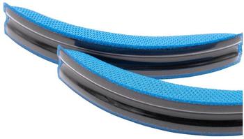 vhbw Kopfbügelpolster kompatibel mit Logitech G930, F430, F450, G35, G430, G230, G231 Kopfhörer Headset, Schaumstoff Blau