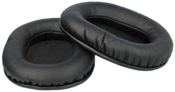 vhbw Ohrpolster kompatibel mit Teufel MASSIVE Kopfhörer Headset, Schaumstoff/Kunstleder Schwarz