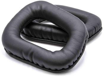 vhbw Ohrpolster Ersatz Polster kompatibel mit Logitech F430, F450, G35, G430, G450, G930 Kopfhörer Headset, schwarz