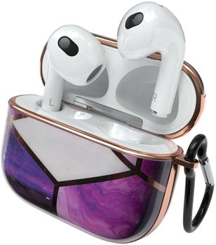 Eazy Case AirPods 3 Marble Case Lilac