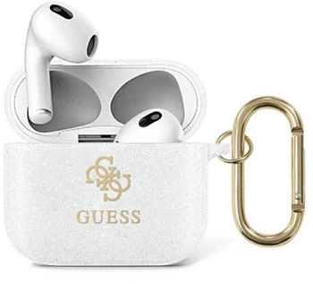 Guess AirPods 3 Cover Glitter Transparent