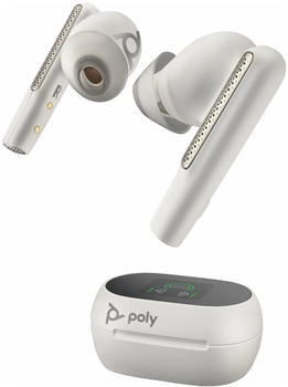 Poly Ohrstöpsel für kabellose Kopfhörer weiß (Packung mit 2)