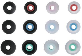 Hama Silikon-Ersatzohrpolster Größe S - L, 12 St., schwarz/transparent versch. Farben