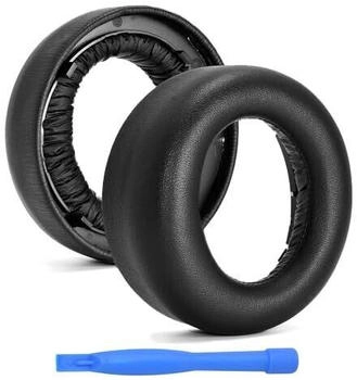 MMOBIEL Ersatz Ohrpolster für Sony Playstation 5 3D Pulse Wireless Kopfhörer PS5 Protein PU Kopfhörer Ohrpolster - Kopfhörer Ersatzpolster - Schwarz