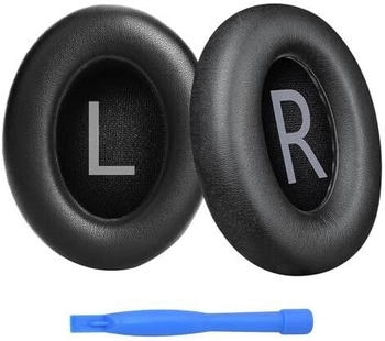 MMOBIEL Ersatz Ohrpolster für Bose NC700 / Bose 700 Noise Cancelling Kopfhörer von - Protein PU Kopfhörer Ohrpolster - Kopfhörer Ersatzpolster - Schwarz