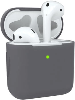 Eazy Case Silicone Case Qi AirPods 1/2 Grey