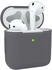 grey: Eazy Case Silicone Case Qi AirPods 1/2