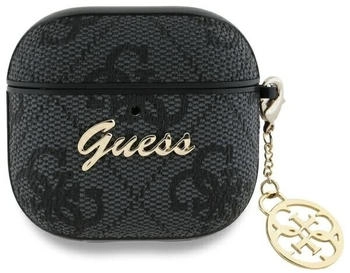 Guess Schutzhülle 4G Charm Collection Case für AirPods 4, Schwarz