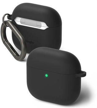 Ringke Schutzhülle für Apple AirPods 4, Silicone, Schwarz