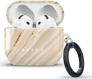 Burga Schutzhülle für AirPods 4, Full Glam, Beige