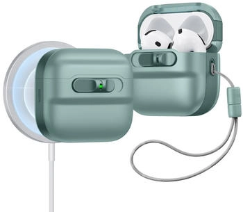 ESR Schutzhülle für Apple AirPods 4, ESR Pulse HaloLock MagSafe, Minze