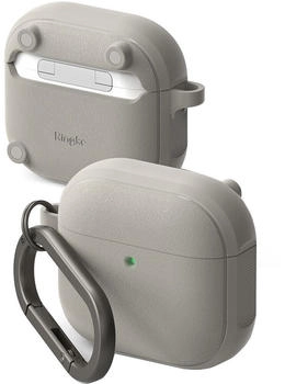 Ringke Schutzhülle für Apple AirPods 4, Onyx Magnetic, Beige
