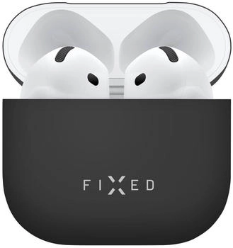 FIXED Silky Silicone case for Apple AirPods 4/4 ANC Black