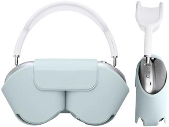 kwmobile H&uuml;lle kompatibel mit Apple AirPods Max Polyester Hellblau