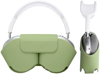 kwmobile H&uuml;lle kompatibel mit Apple AirPods Max Polyester Pastellgr&uuml;n