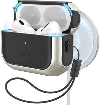 ESR Orbit Hybrid HaloLock Case Apple AirPods Pro 2 Black/White
