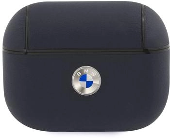 CG Mobile BMW Leather Case Silver Logo Blue